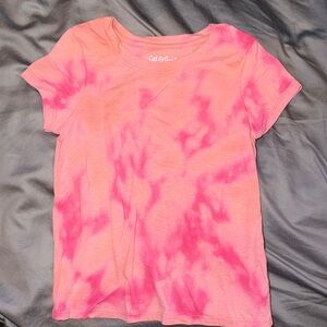 Cat & Jack Pink Swirl Kids T-Shirt